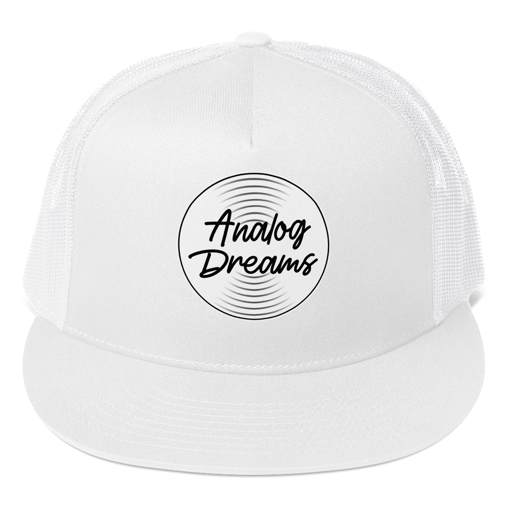 All White Trucker Cap (Alternate Logo)